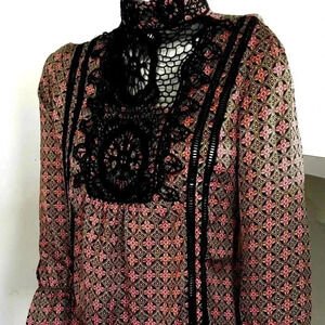 Taylor & Sage silky boho top , size S